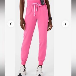 Figs high waisted Zamora scrub pant f’in pink women’s small Guc